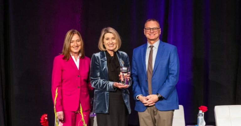 President Camille N. Johnson Gave The Sundance Leadership Award Church