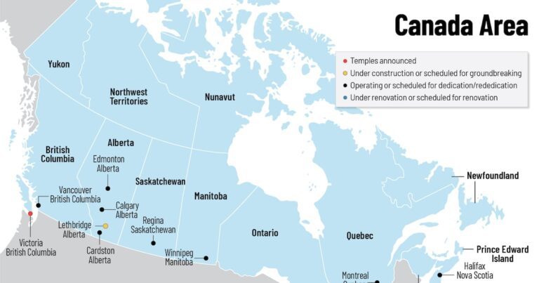 New Canada Area unites Latter-day Saints nationwide – Church News New canada area unites latter day saints nationwide church news