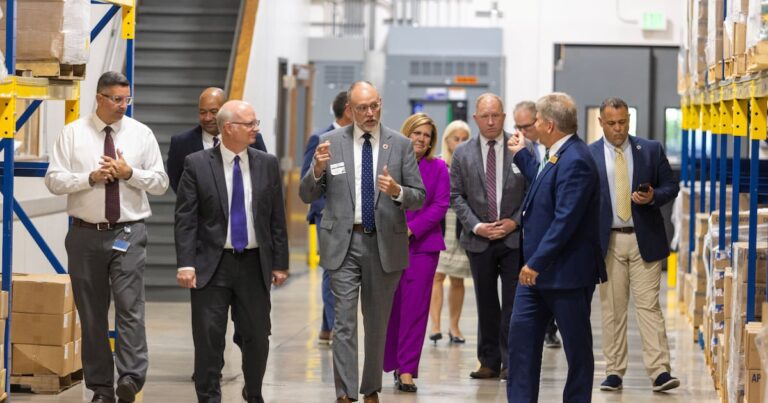 Red cross leaders visit church welfare operations church news