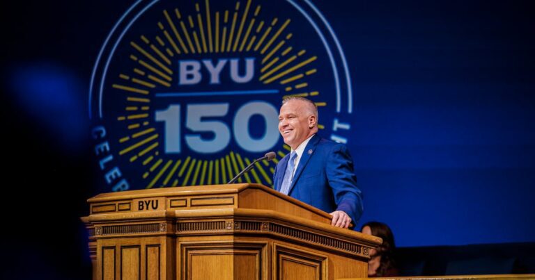 About president rees becoming a "beacon of light" in the