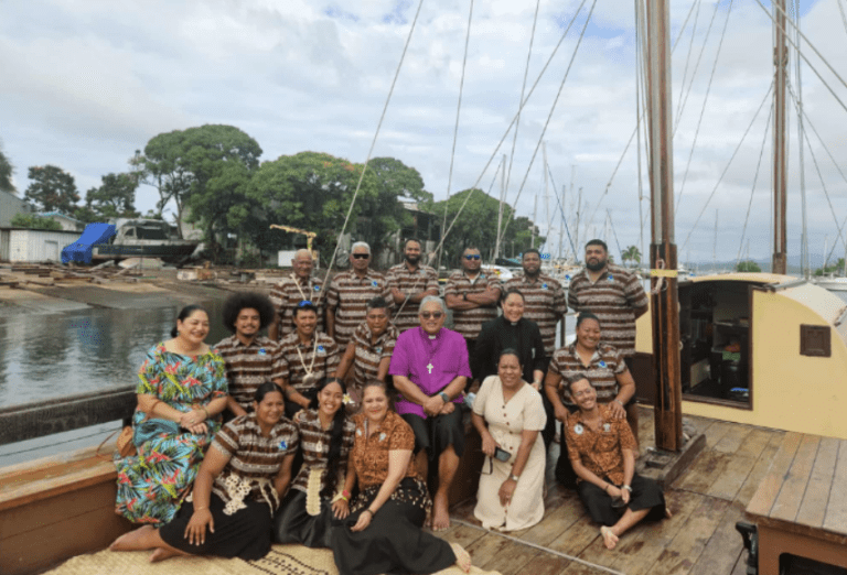 Polynesian anglican women join in traditional voyages to speak up