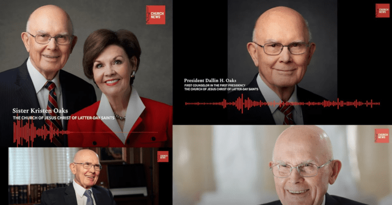 Four episodes of church news podcast with president oaks and