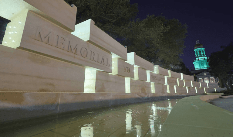 'many witnesses': city of baylor dedicates monument honoring enslaved people