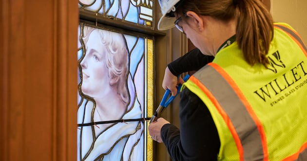 South Tower Crane Down, Art Glass Windows Up – Church News South tower crane down, art glass windows up – church